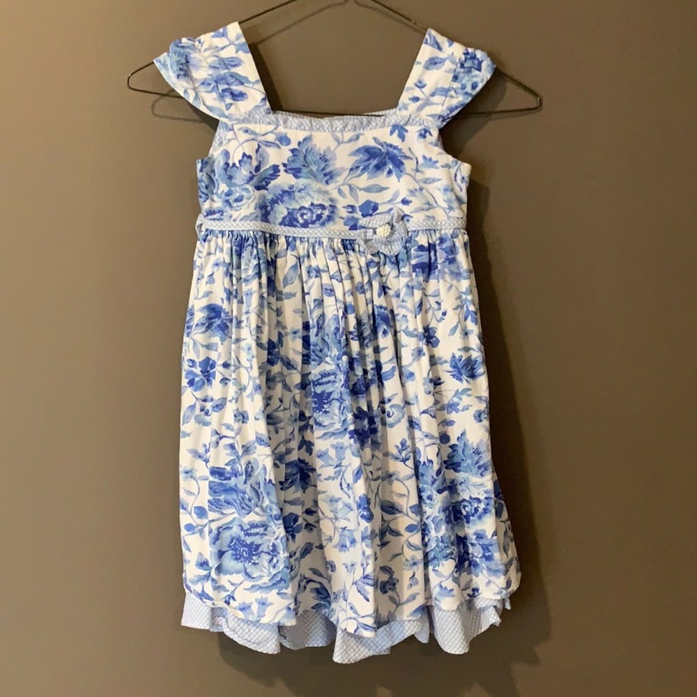 Girls floral tea party dress